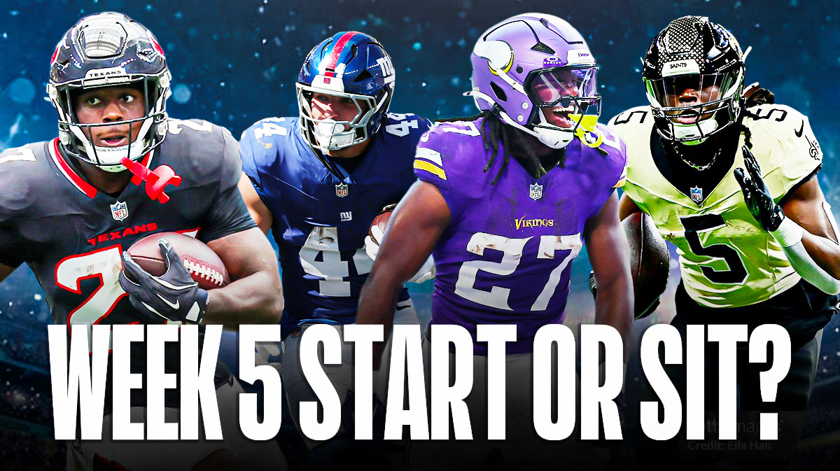 fantasy football running backs, fantasy football, fantasy football week 5