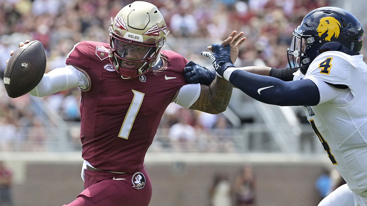 Florida State football QB Tommy Castellanos’ wild stat line highlights electric 1st quarter