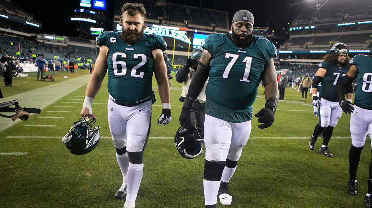 Jason Kelce calls ‘fat shaming’ after NFL jersey number rule change
