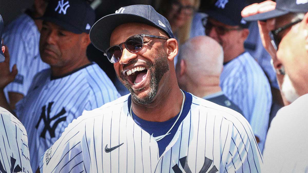 Former New York Yankees pitcher CC Sabathia during the Old Timers’ Day Ceremony at Yankee Stadium.