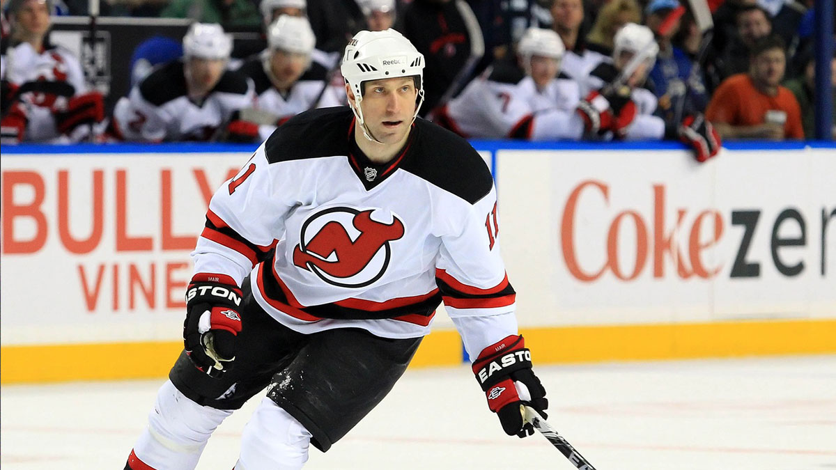 New Jersey Devils center Adam Mair (11) during the game against the Buffalo Sabres at the HSBC Arena.