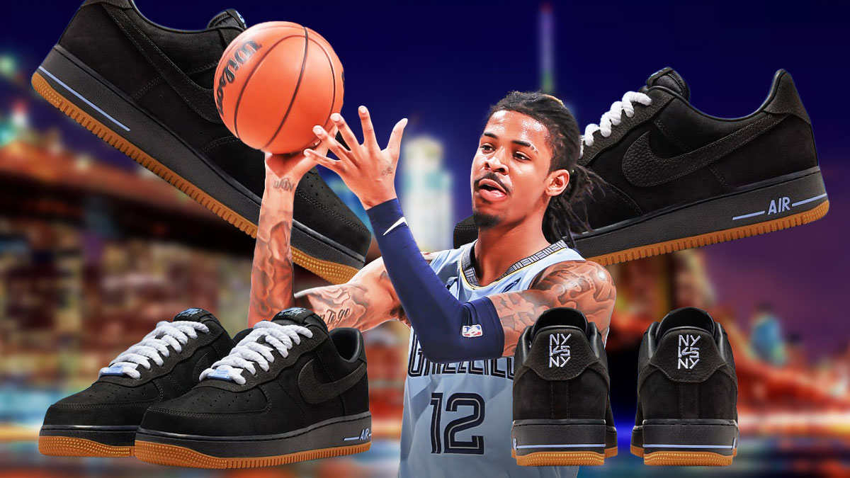 Ja Morant Nike Air Force 1, Nike Air Force 1, Nike NYvsNY