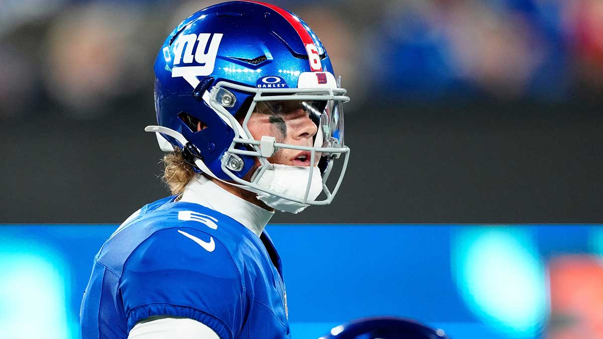 Giants’ Jaxson Dart makes promise to fans after taking over for Russell Wilson