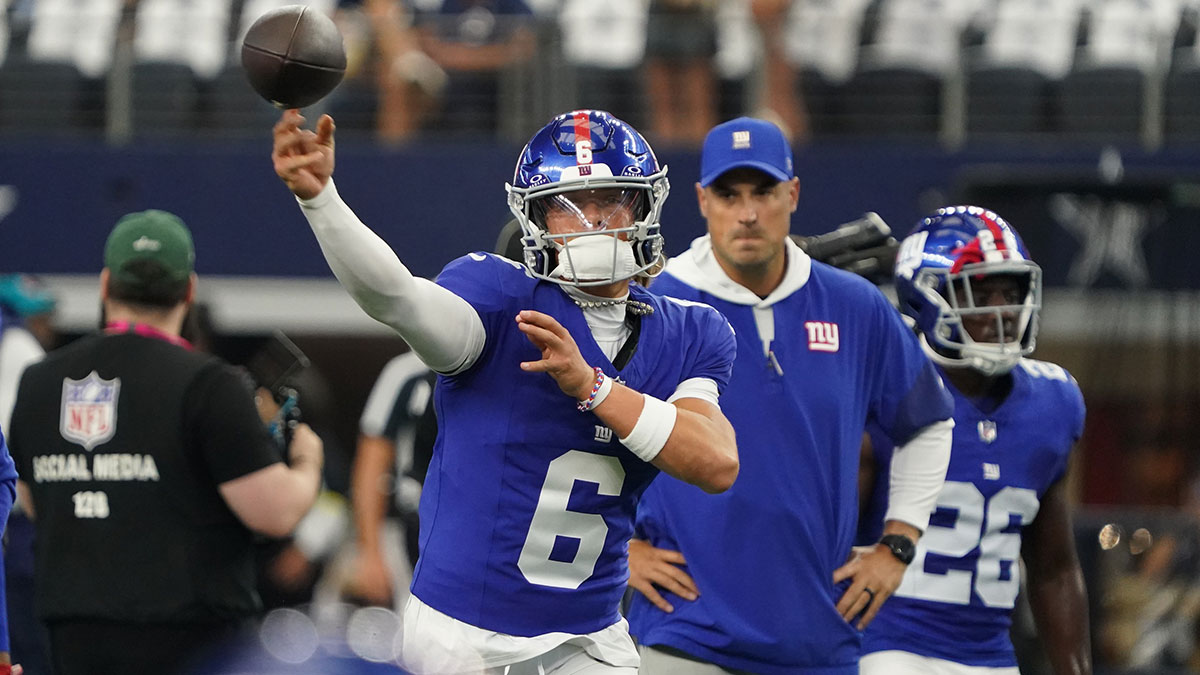 Giants rumors: ‘Scout team Mahomes’ Jaxson Dart could take Russell Wilson’s job