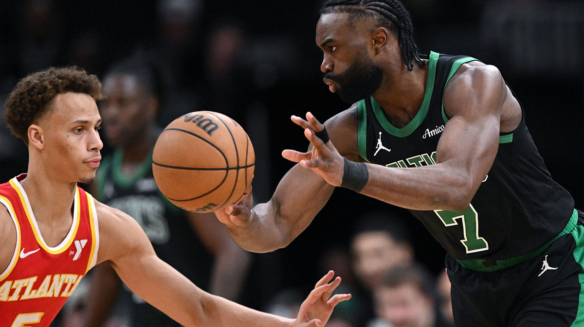 Celtics’ Jaylen Brown gives cryptic take on playing for hometown Hawks