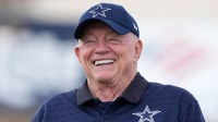 Dallas Cowboys owner Jerry Jones at training camp at the River Ridge Fields.