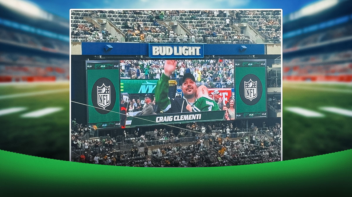 The New York Jets name Craig Clementi, who was injured in the tragic shooting at league offices, the honorary captain on Sunday.