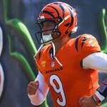 Bengals QB Joe Burrow leaves Jaguars game with ankle injury after taking sack
