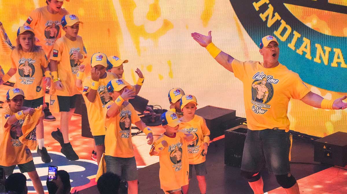 WWE Superstar John Cena, whose final match will take place at Saturday Night's Main Event in December 2025.