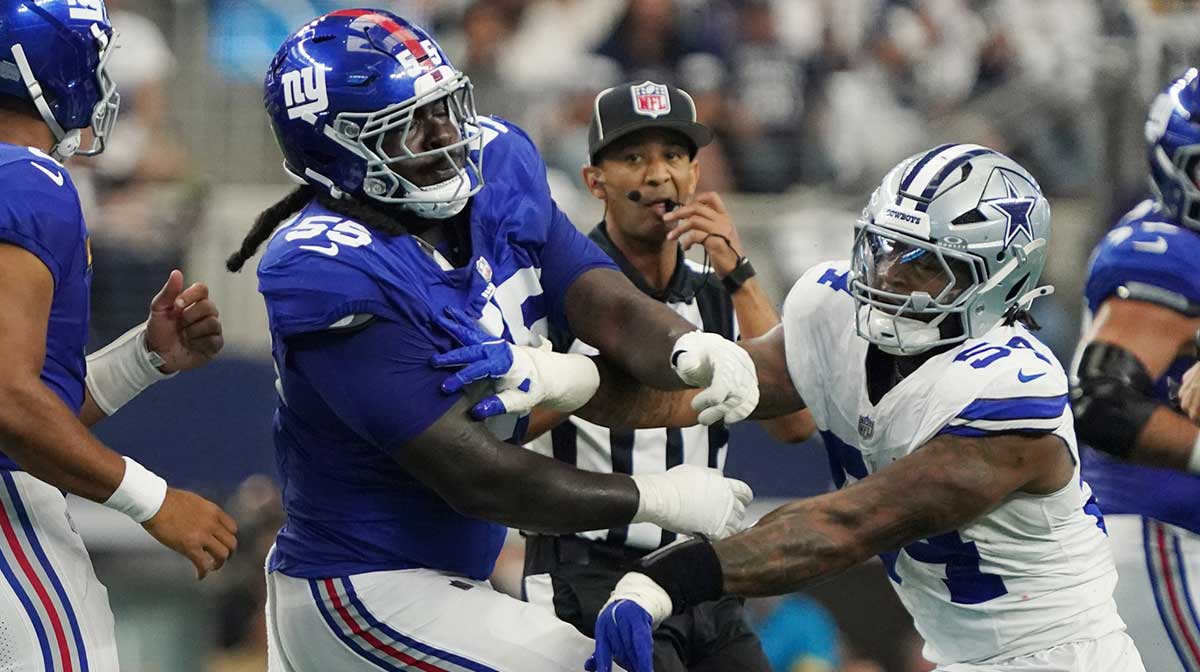 Andrew Thomas’ replacement benched after 4 penalties on Giants’ ludicrous drive