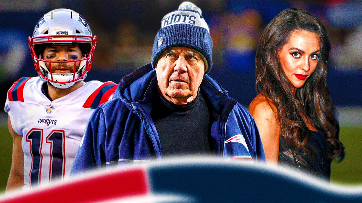 Julian Edelman Bill Belichick Jordon Hudson