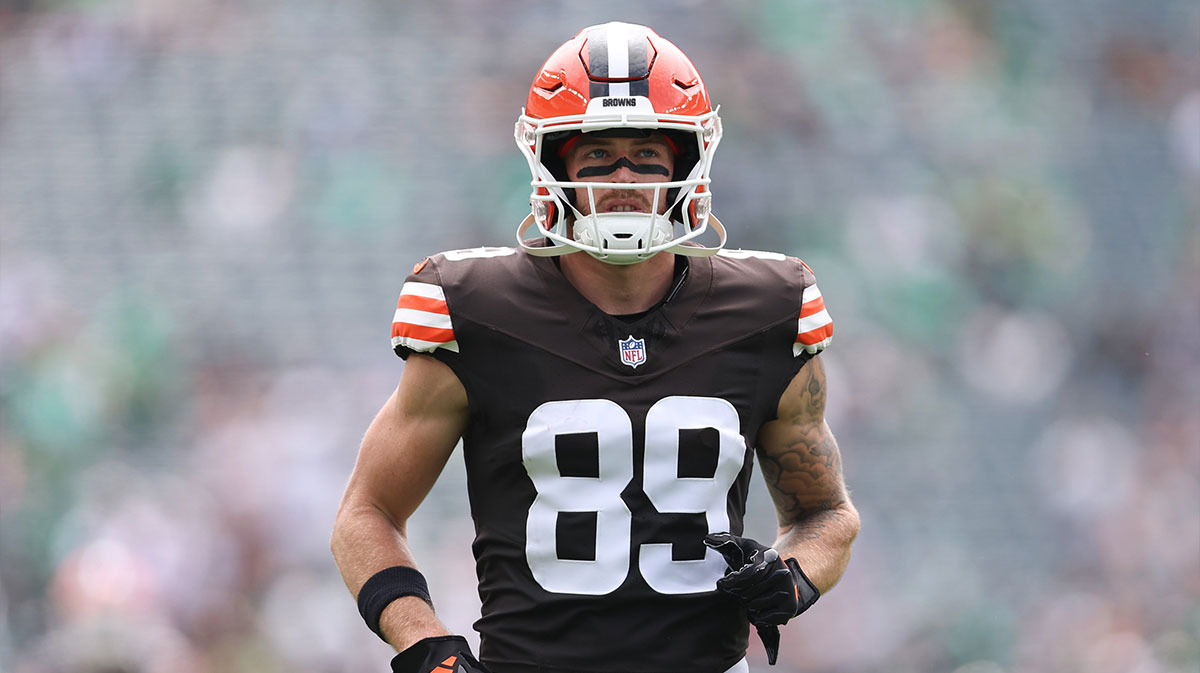 Cleveland Browns wide receiver Kaden Davis (89) in a game against the Philadelphia Eagles at Lincoln Financial Field.