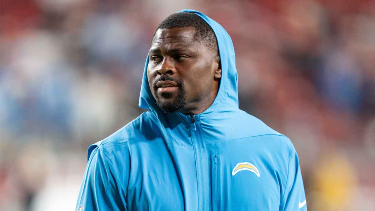 Los Angeles Chargers linebacker Khalil Mack (52) after the game against the San Francisco 49ers at Levi's Stadium.