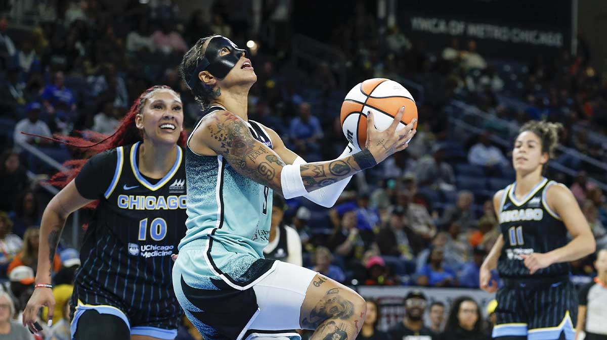 Liberty guard Natasha Cloud part of historic stat after first year with New York as team prepares for playoff matchup against the Mercury.