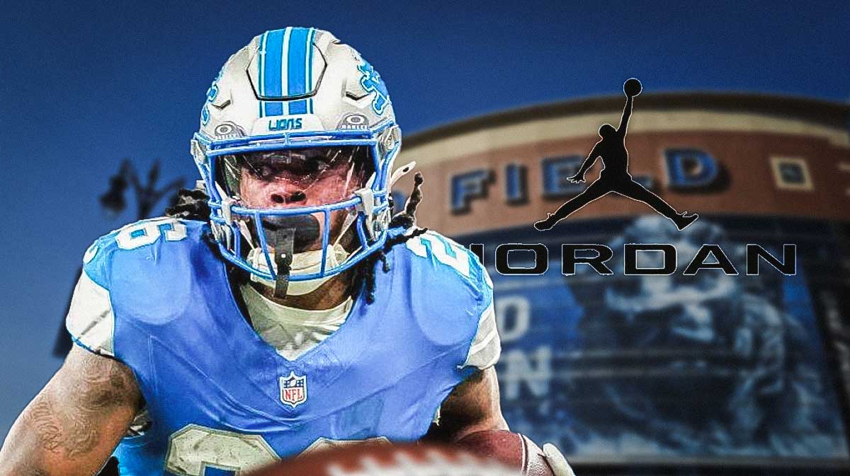 Jahmyr Gibbs Jordan Brand, Jordan Brand, Jahmyr Gibbs, Detroit Lions