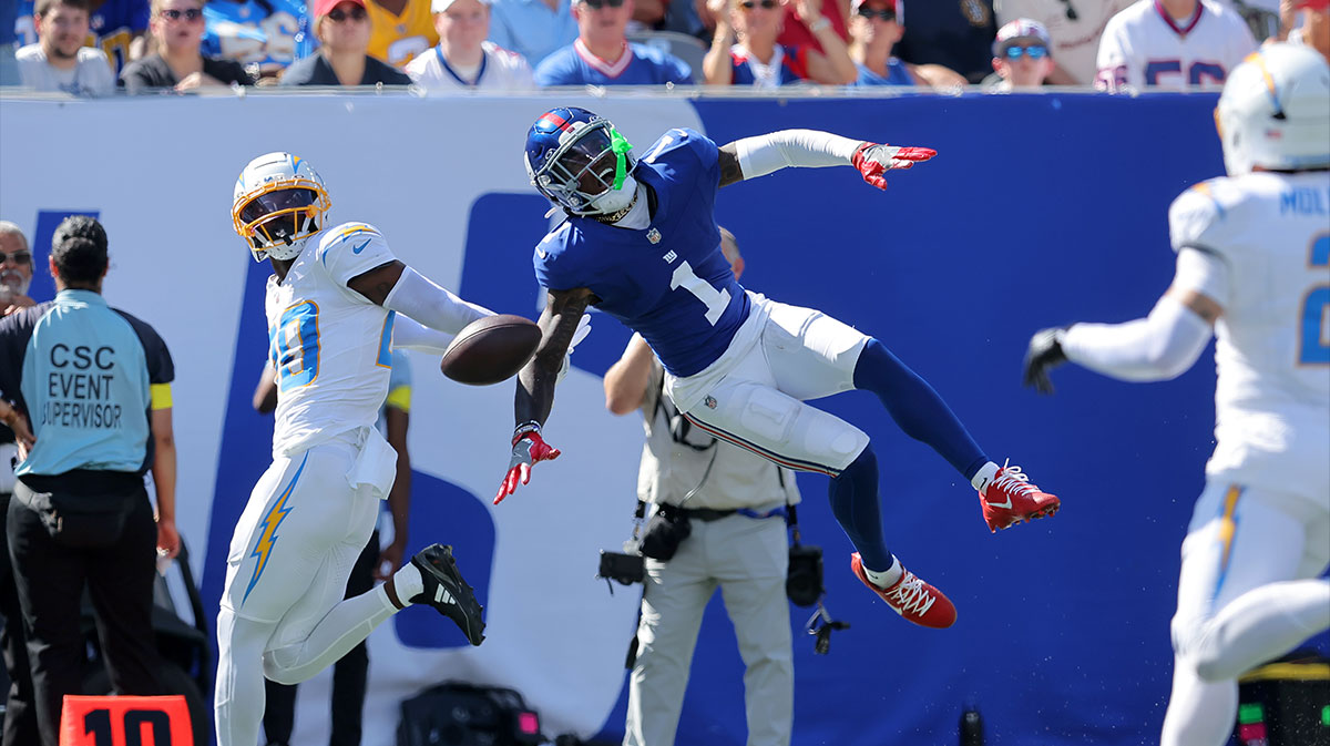 New York Giants receiver Malik Nabers, who was seen at an NBA YoungBoy concert a day after suffering his torn ACL injury against the Los Angeles Chargers.