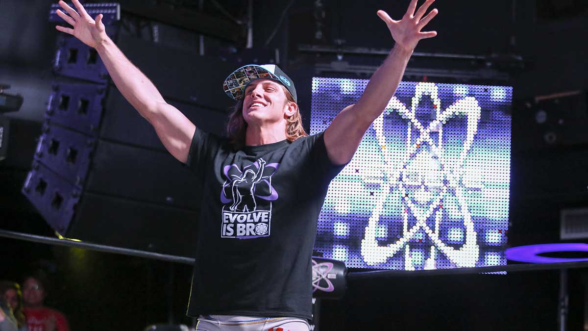 Former WWE star Matt Riddle, who no-showed a charity wrestling event.