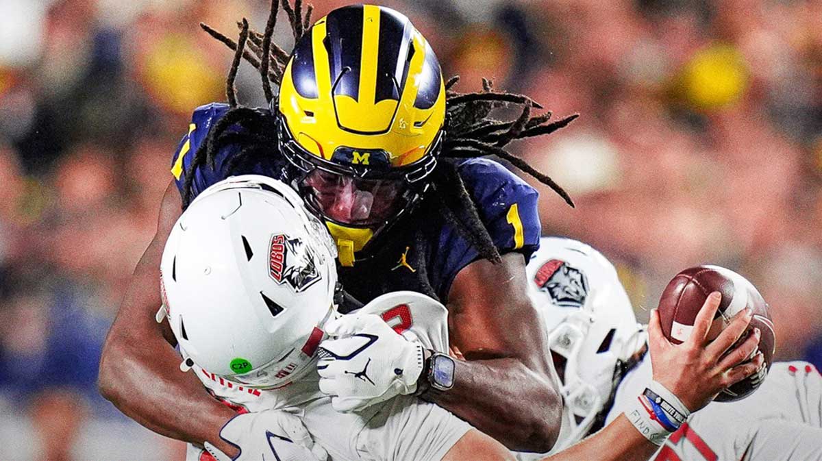 Michigan football EDGE issues NSFW warning to Oklahoma after Barham ejection