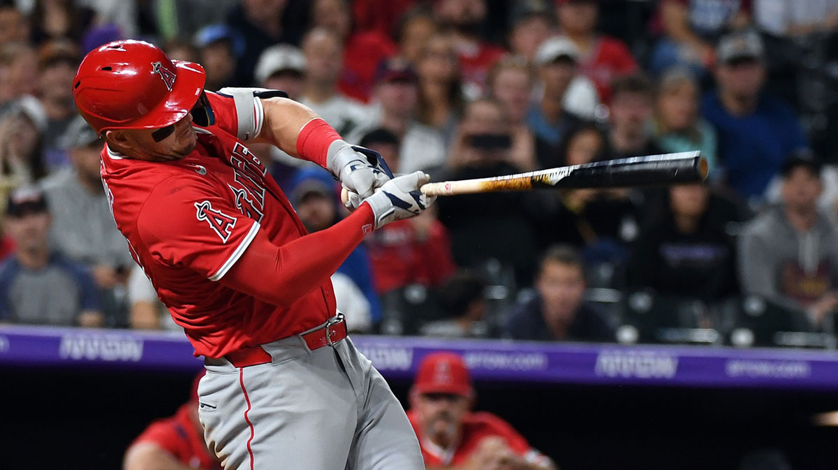 Watch Angels’ Mike Trout finally joins 400 home run club with blast vs. Rockies