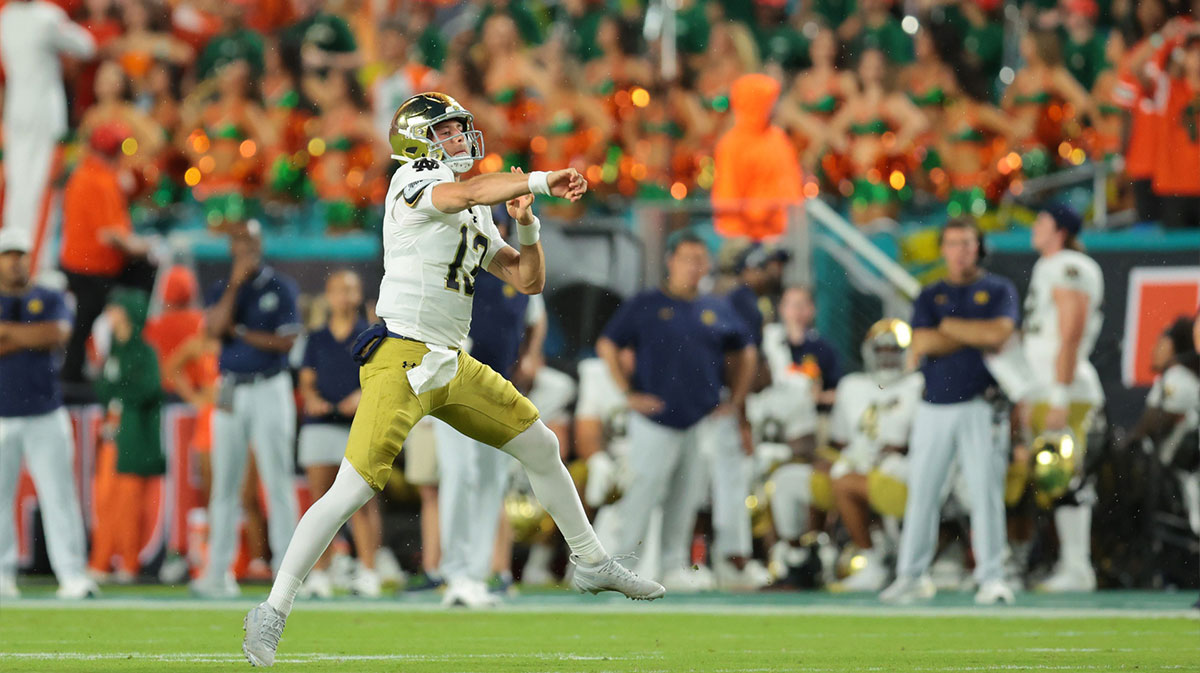 Notre Dame football's CJ Carr admits his crucial mistake vs. Miami, as the Fighting Irish QB vows to learn and improve moving forward.