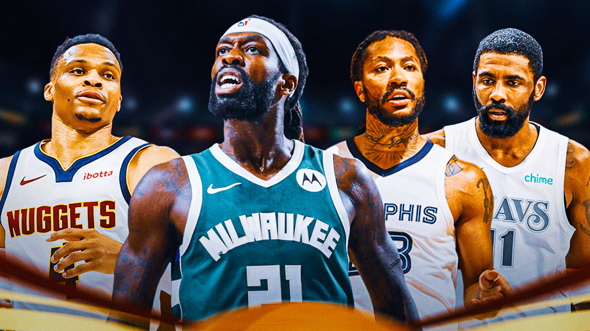 Russell Westbrook, Patrick Beverley, Derrick Rose