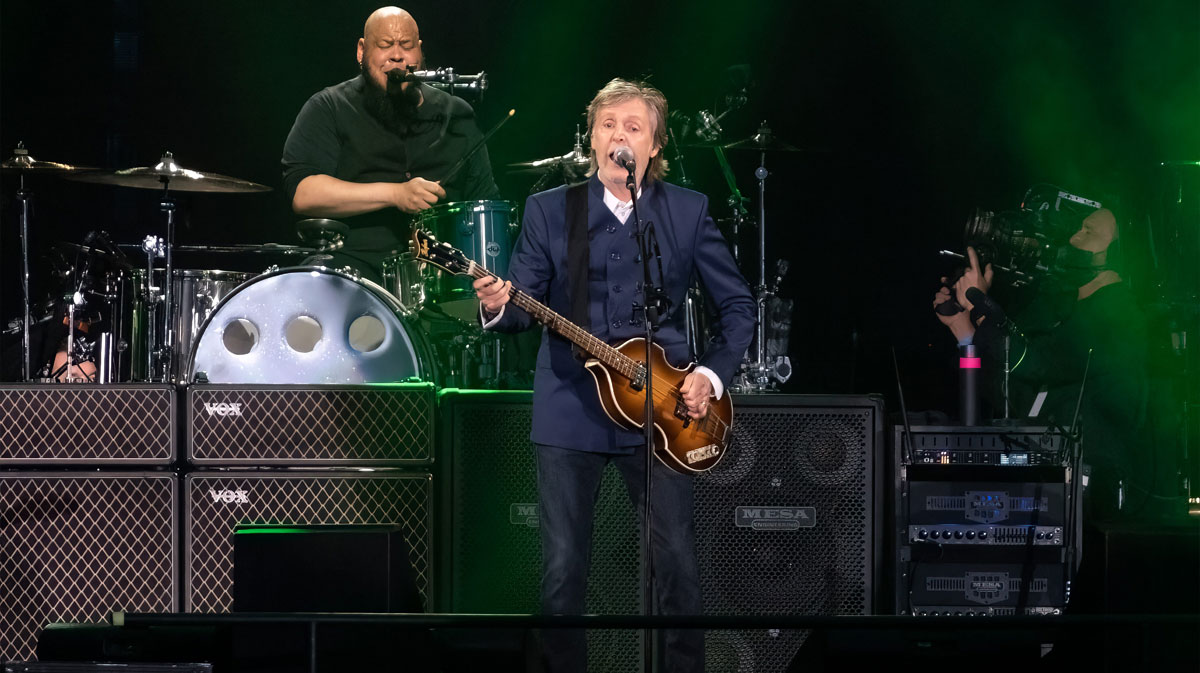 Paul McCartney, who performed the Beatles song Help during his 2025 Got Back Tour show in Santa Barbara, California.