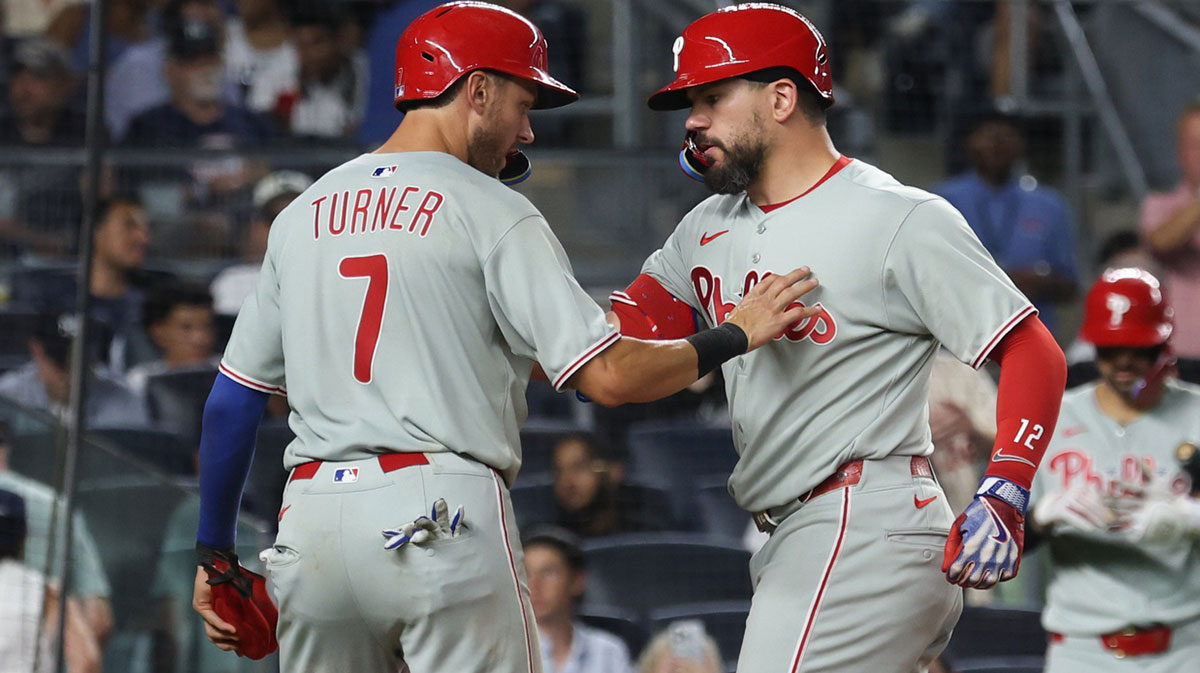 Phillies stars Trea Turner and Kyle Schwarber chase a rare tag-team MLB Triple Crown while leading all three categories in the NL East.