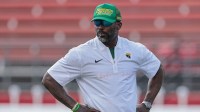 Norfolk State Spartans head coach Michael Vick looks on before the game against the Rutger