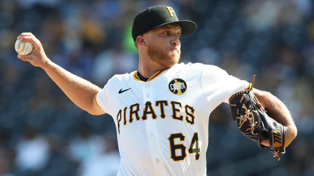 Pittsburgh Pirates relief pitcher Cam Sanders (64) pitches against the Cincinnati Reds during the ninth inning at PNC Park.
