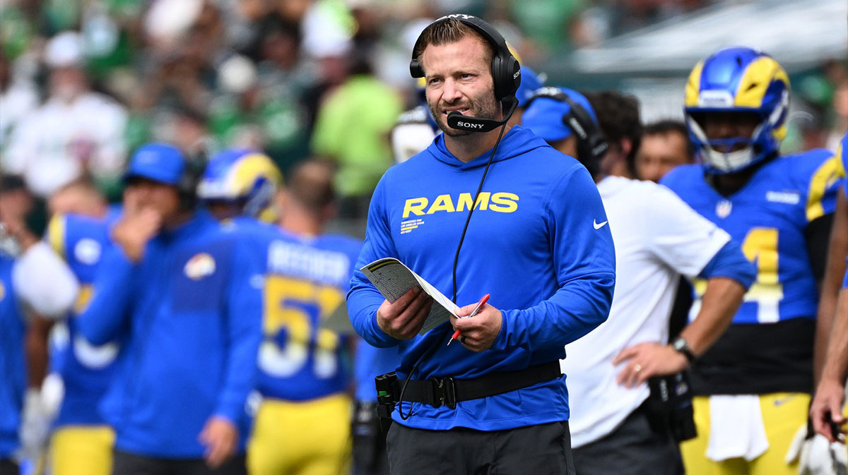 Rams’ Sean McVay baffled after consecutive blocked field goals help blow game vs. Eagles