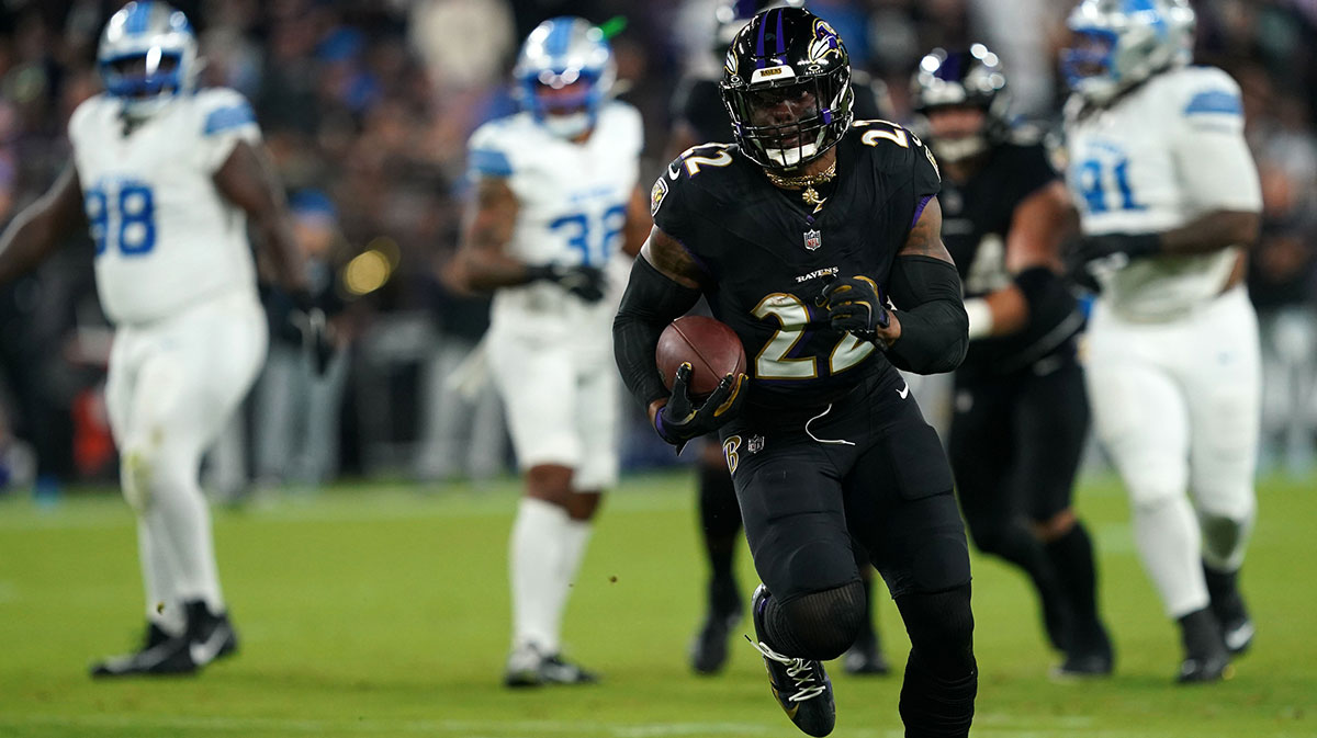 Ravens’ Derrick Henry already eclipses Week 2 total with 28-yard MNF touchdown