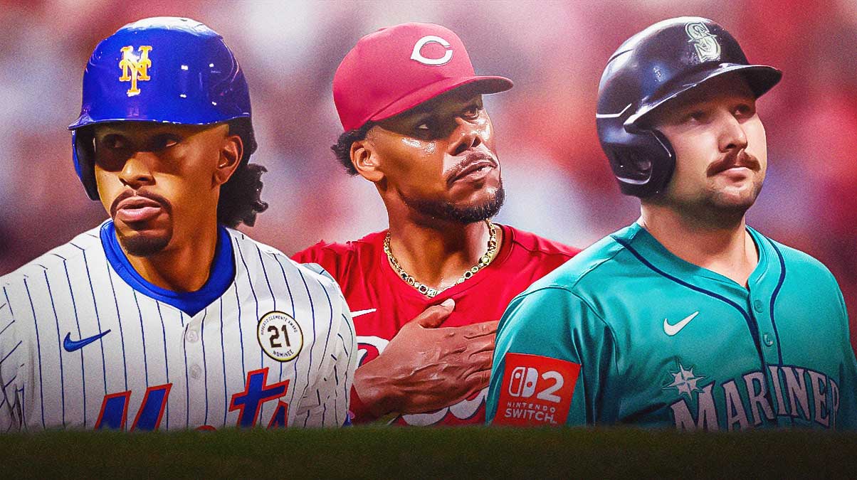 Francisco Lindor, Hunter Greene, and Cal Raleigh