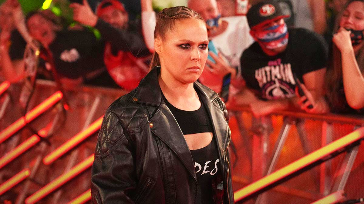 Former WWE star Ronda Rousey, who retired from wrestling.