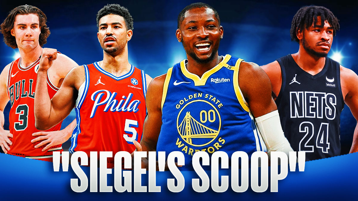 Jonathan Kuminga, Josh Giddey, Cam Thomas, and Quentin Grimes with "SIegel's Scoop"