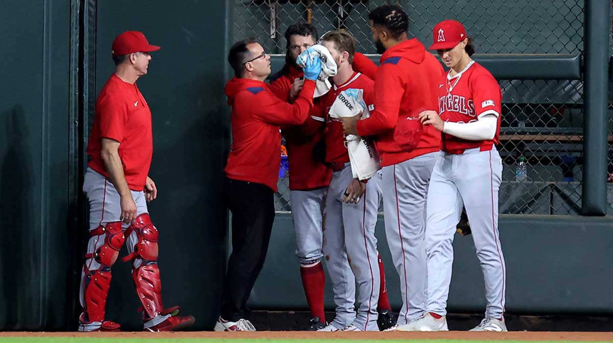 Angels’ Taylor Ward gives positive injury update after scary collision vs. Astros
