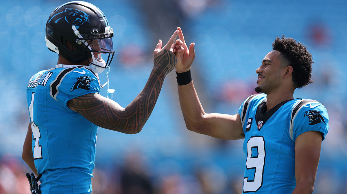 Panthers’ Tetairoa McMillan defends chemistry with Bryce Young after quiet game
