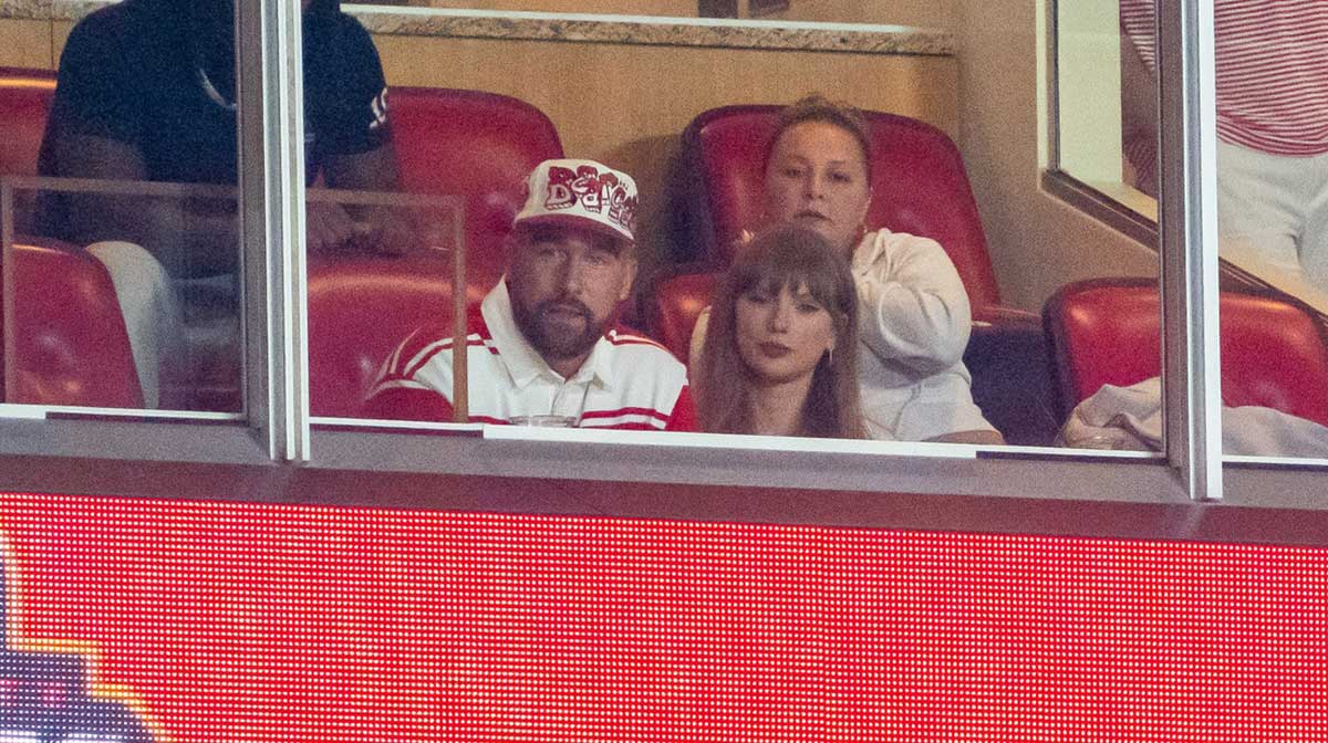 Travis Kelce and Taylor Swift, who are planning their wedding after their engagement, which Foreigner wants to play.