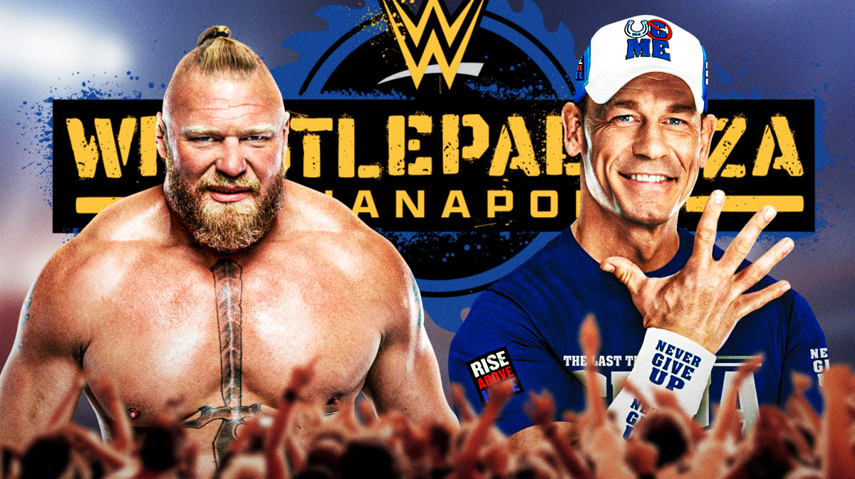 WWE Wrestlepalooza logo with Brock Lesnar and John Cena.