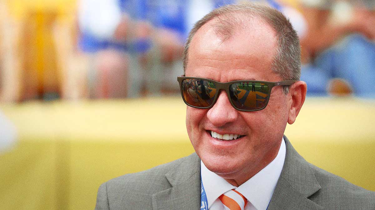 ACC Commissioner Jim Phillips in attendance as the Pittsburgh Panthers host the Louisville Cardinals at Acrisure Stadium.