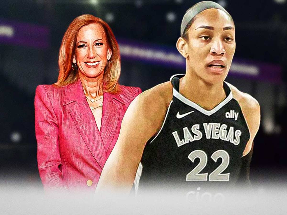 A'ja Wilson của Aces có phản ứng vô giá khi Ủy viên Cathy Engelbert bị la ó