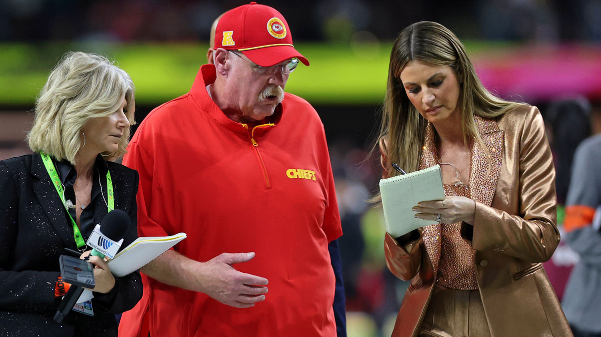 Andy Reid Erin Andrews