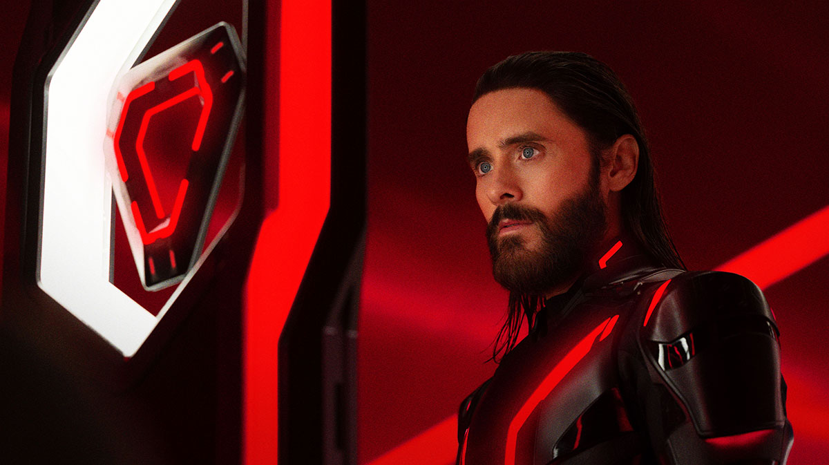 Jared Leto in the new movie Tron: Legacy, courtesy of Disney.