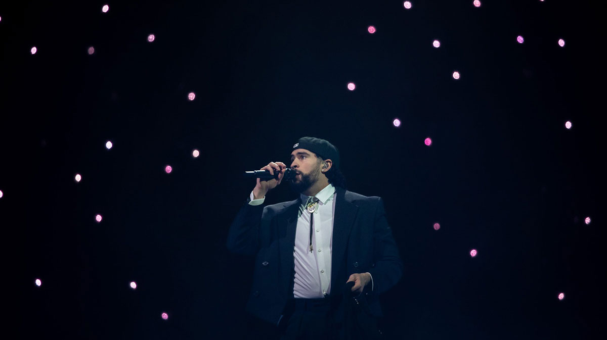 Super Bowl 60 Halftime Show headliner Bad Bunny.