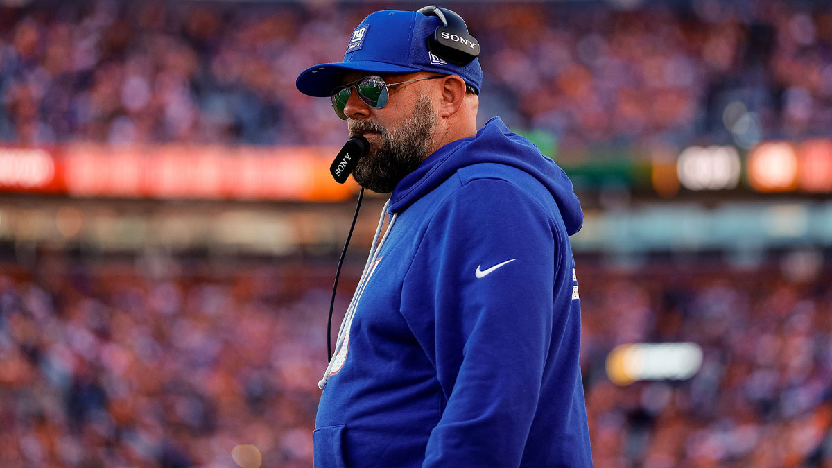 New York Giants head coach Brian Daboll looks on in the third quarter against the Denver Broncos at Empower Field at Mile High.