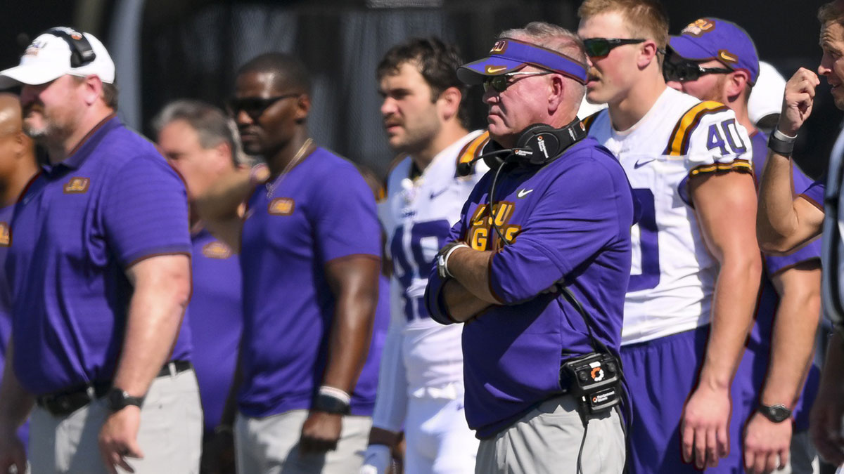 LSU AD drops the mic on Brian Kelly firing