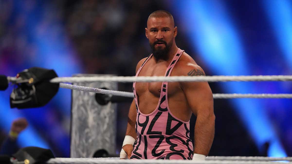 WWE Superstar Bron Breakker at the Royal Rumble.