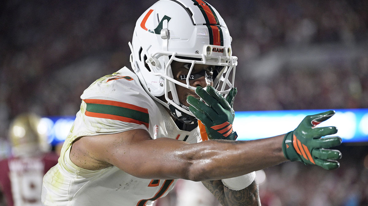 Miami WR CJ Daniels mocks Florida State tradition on pair of TDs