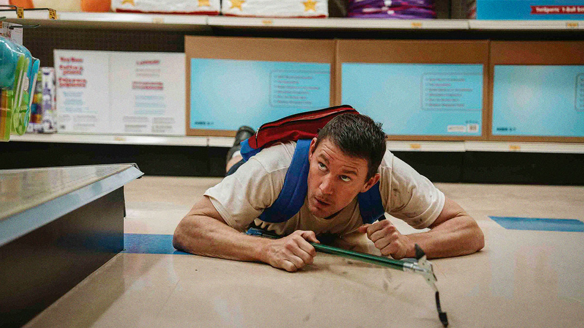 Channing Tatum in the new movie Roofman.