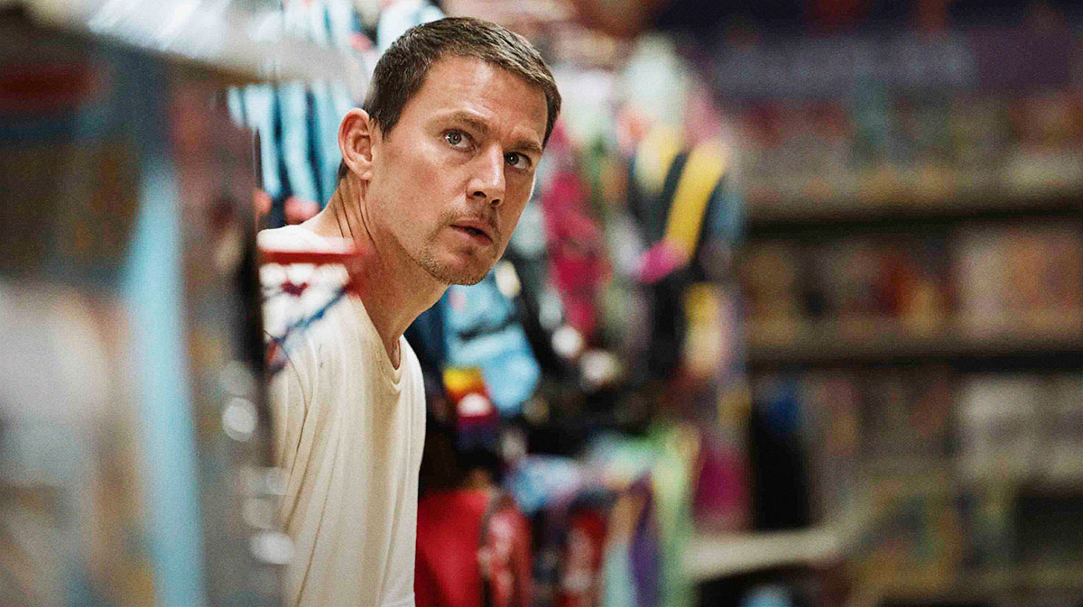 Channing Tatum in the new movie Roofman.