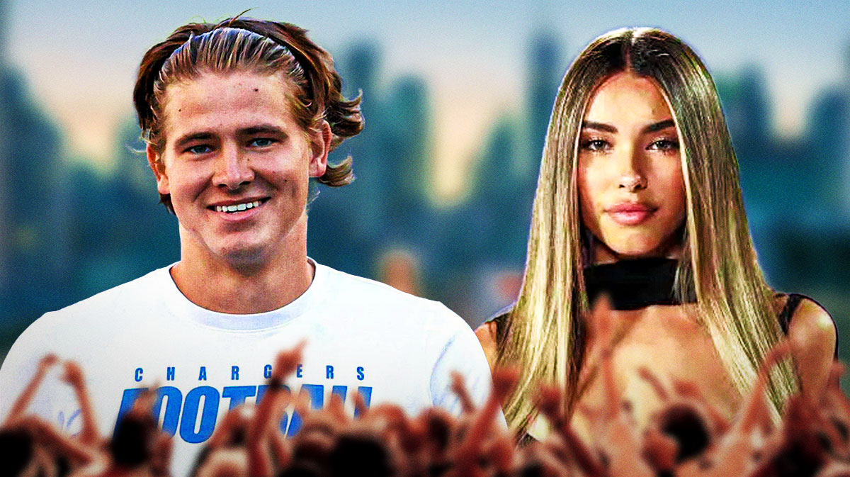 Madison Beer and Justin Herbert, Justin Herbert, Madison Beer
